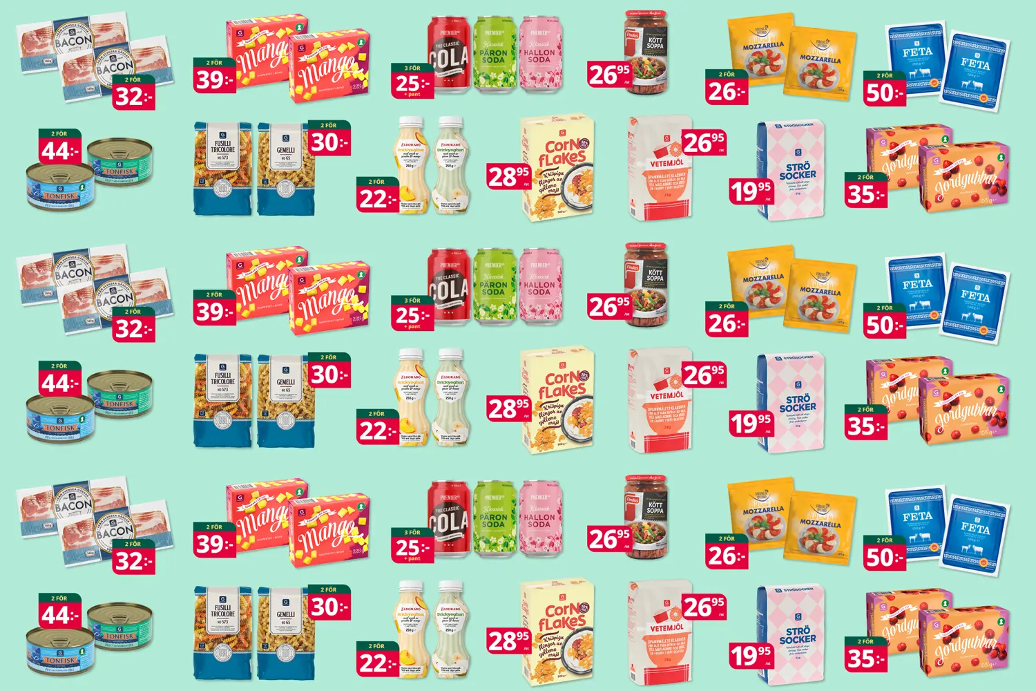 Erbjudanden från Handla Smart med prisstjärnor